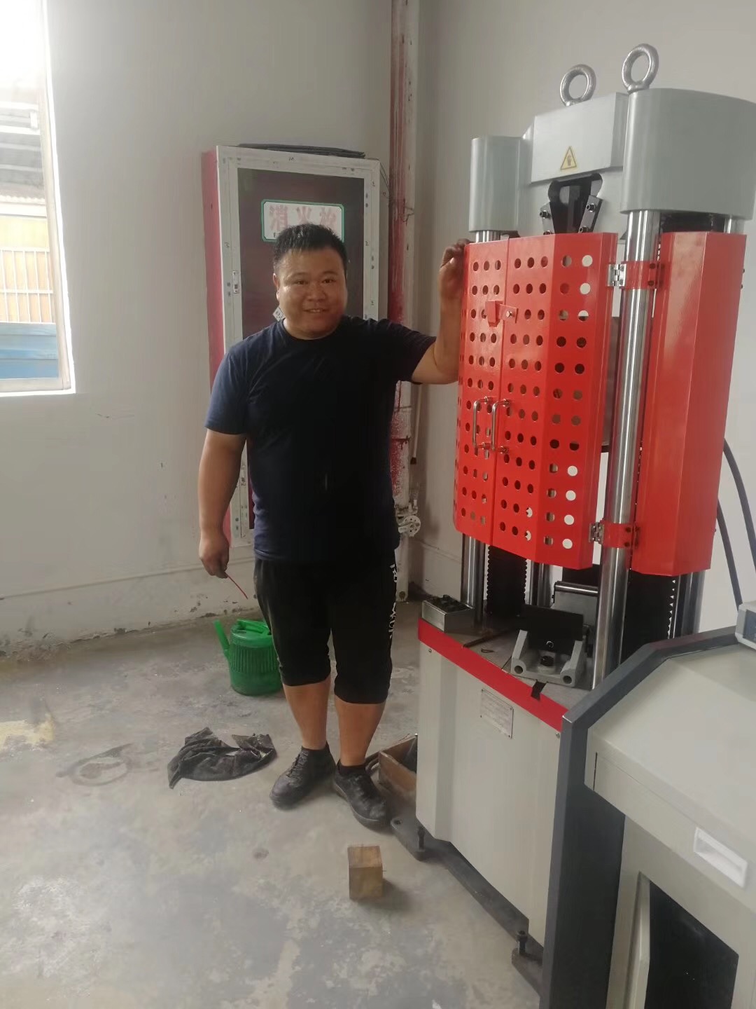 整個實驗室一套力學檢測設備驗收完成